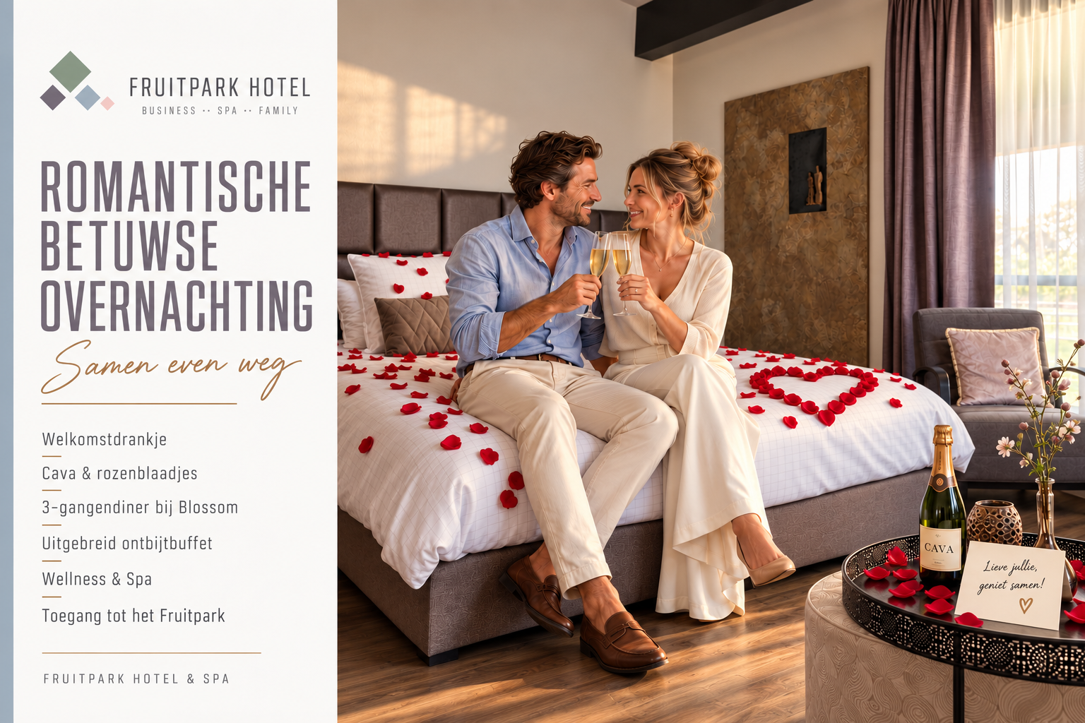 Romantische Betuwse overnachting